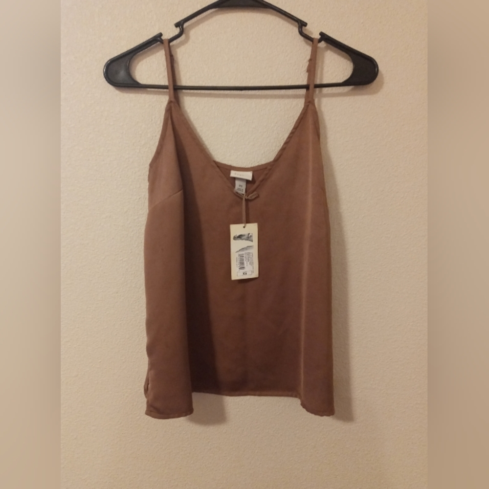 a new day Brown Camisole Top NWT Size XS Much Larger